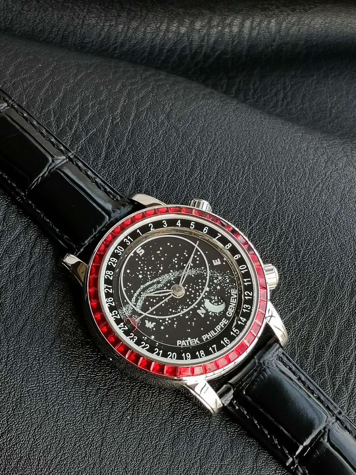 Patek Philippe Celestial Grand Complication 44mm Red Gemstones Black Dial
