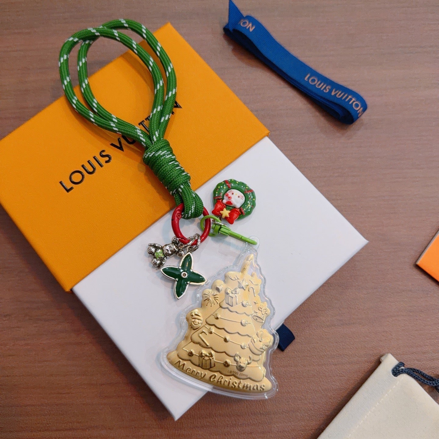 LV Christmas Tree Charm