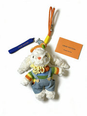 LV White mix Colors Rabbit Charm