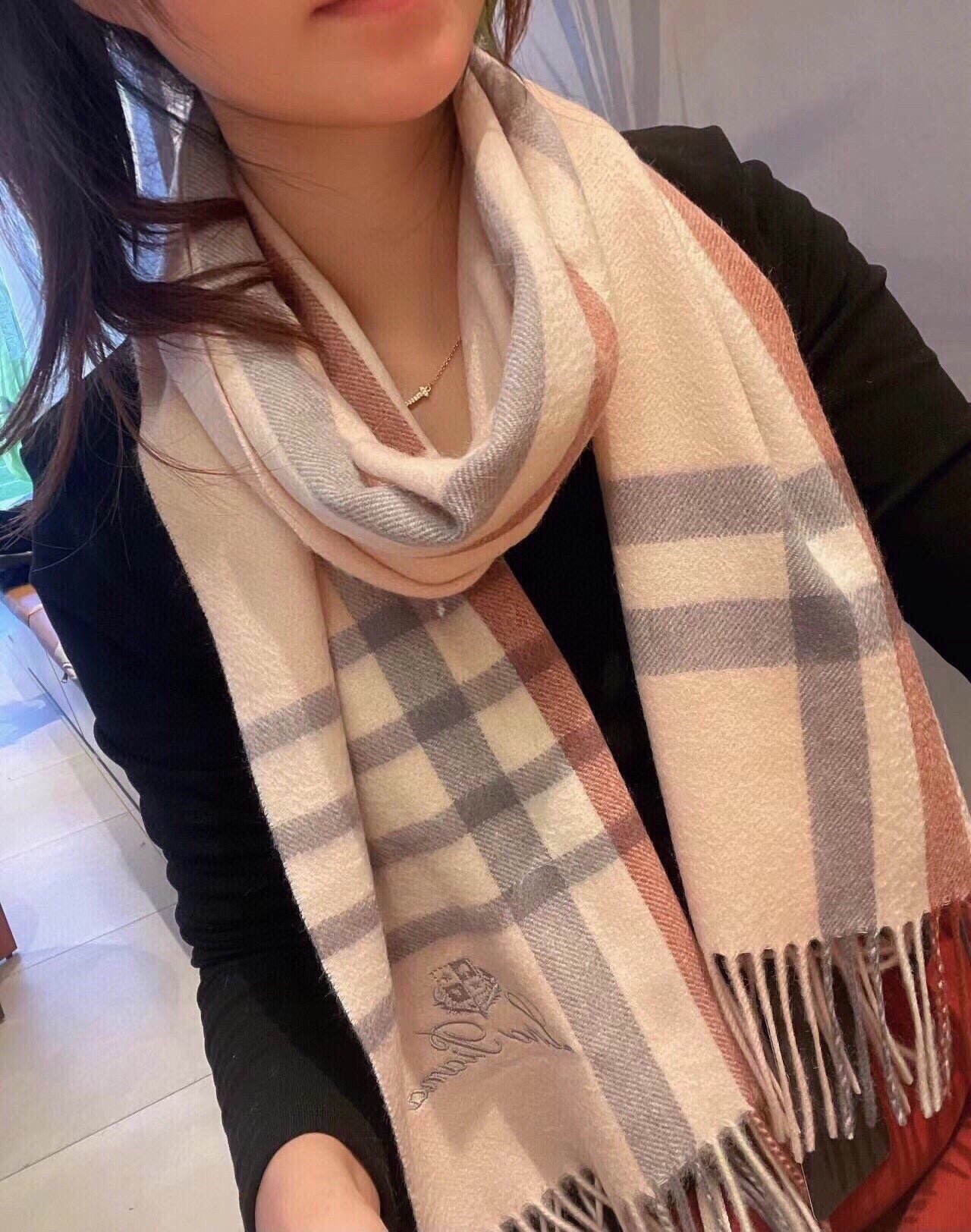 LP Scarf 180 CM In Colorful Cashmere 170532