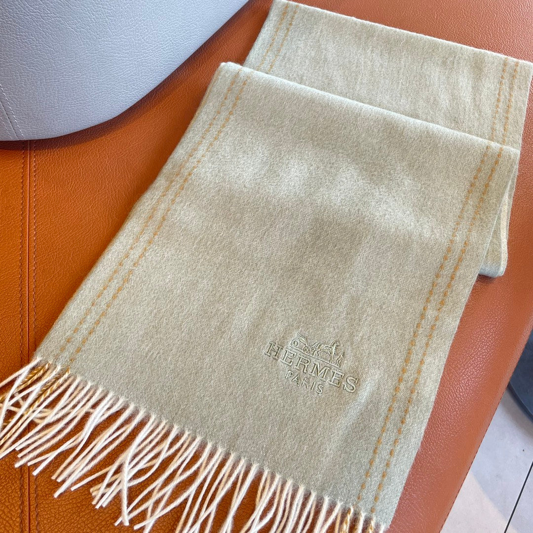 SCARF 180CM BEIGE CASHMERE