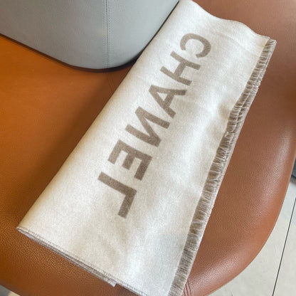 CC Scarf 200 CM In Brown Mix White Cashmere  422792