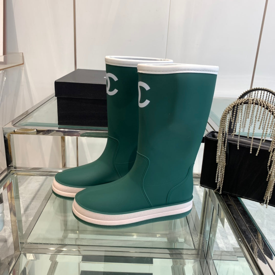 CC Rainboots Green Rubber 204088