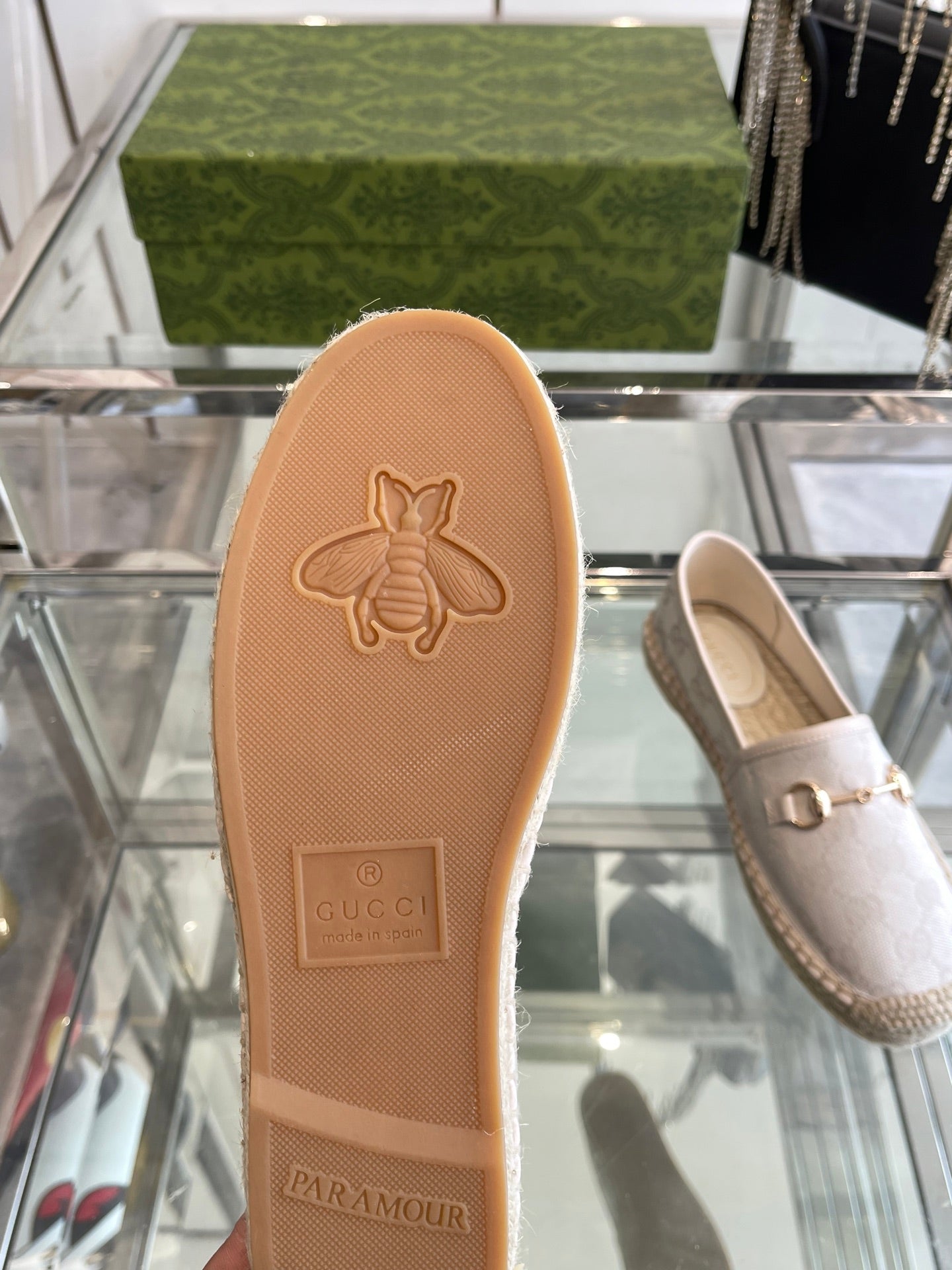 GC 2025 Espadrille With Horsebit Ivory Canvas 292315