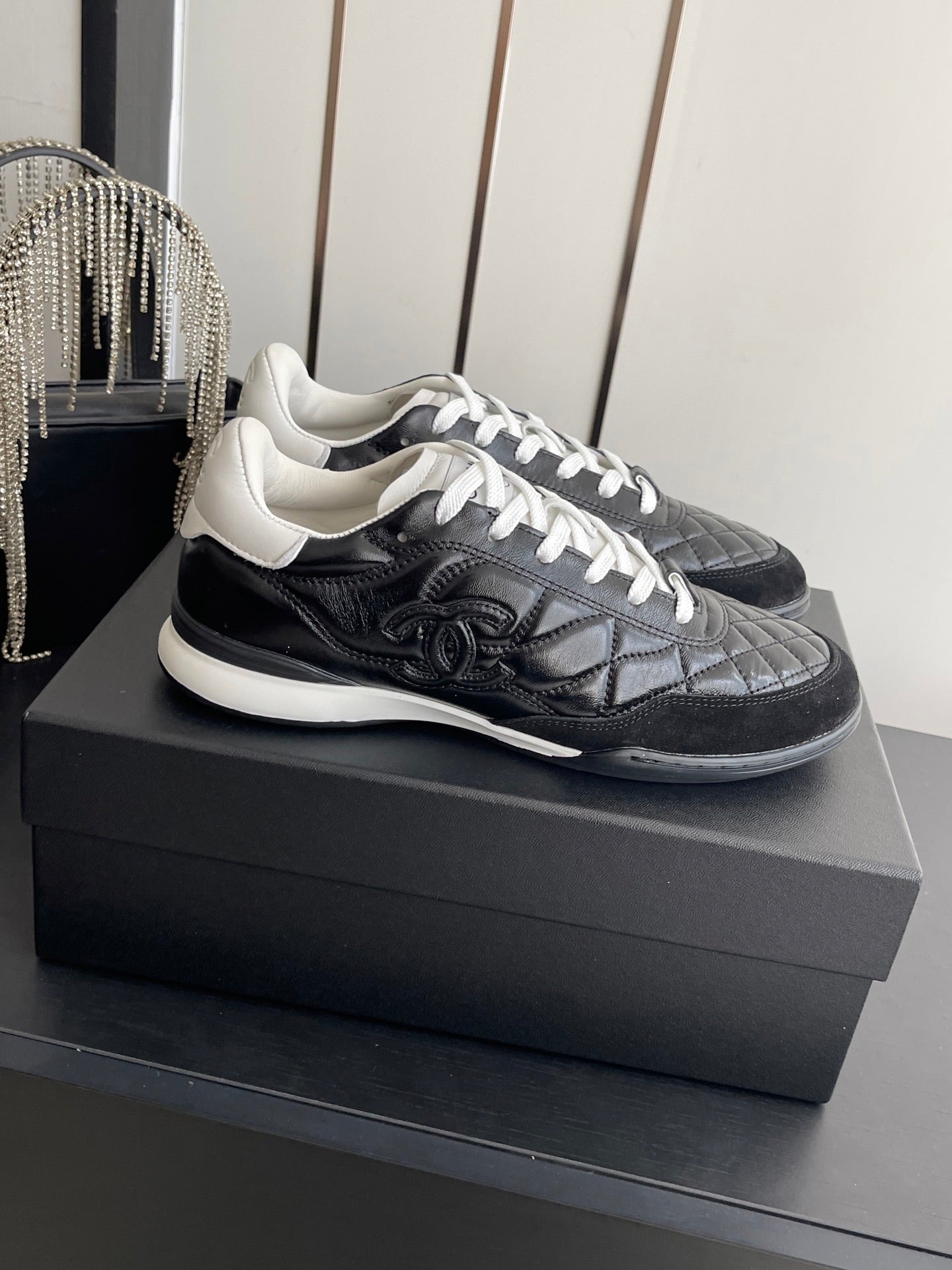 Chanel 2026 Sneaker Quilted Calfskin Suede 895746