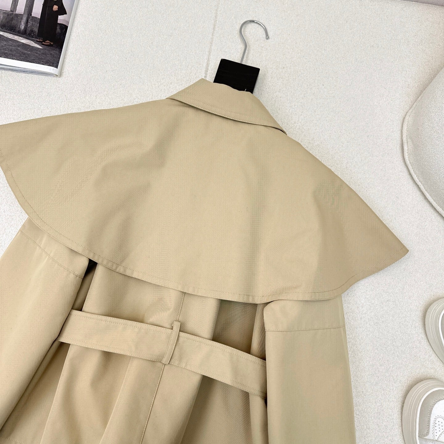 CD 25 Two-piece Windbreaker Jacket Beige Cotton Polyester 588806