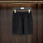 LV 26A Men's Casual Shorts Pants Black Fabric 406036