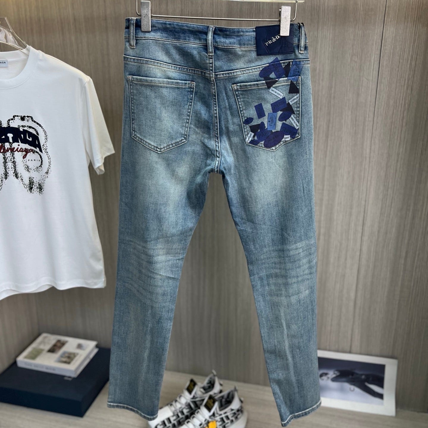 PRA 2026 Men's Jeans Light Blue Denim 843262