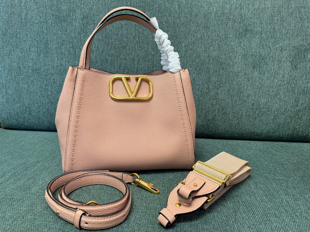 VALENTINO small handbag blush pink calfskin 538533