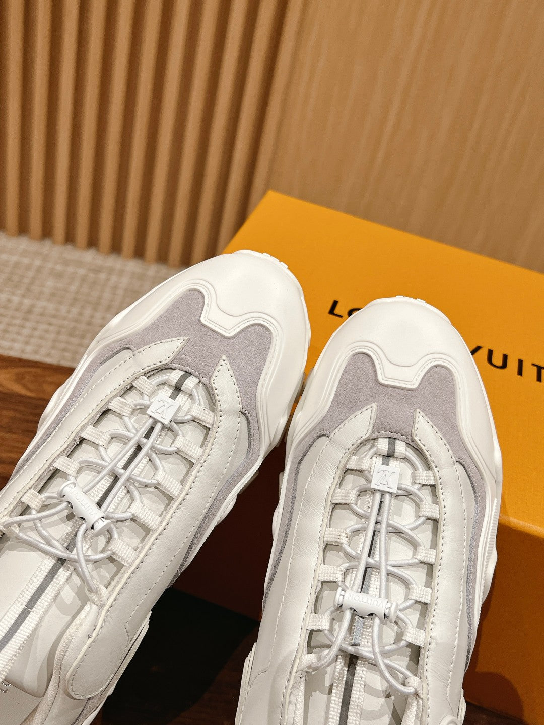 LV Rush Sneaker Black Mix Grey Cowhide