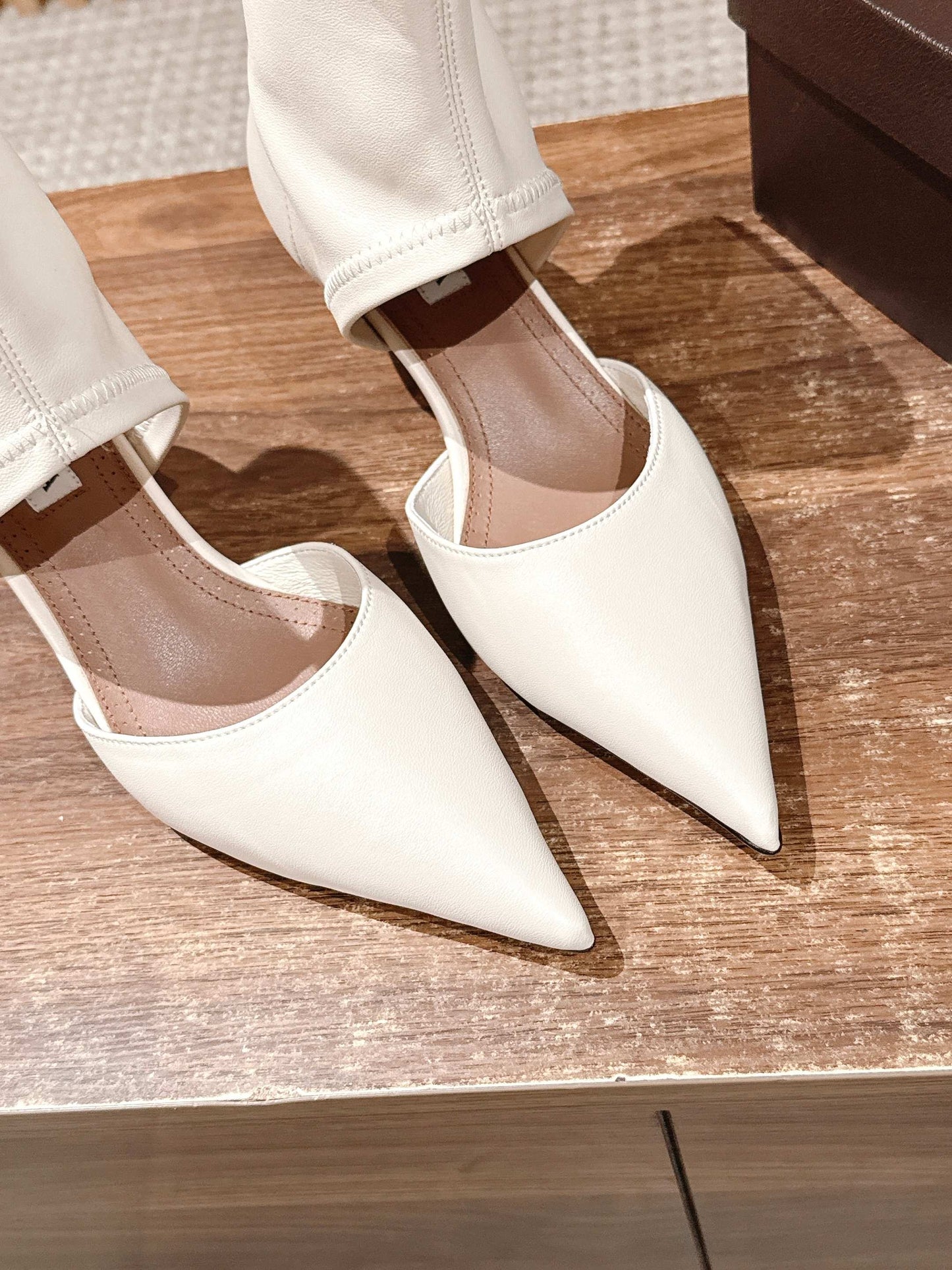 ALAIA ankle boots white leather  386021