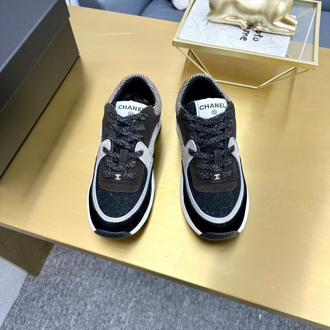 CC 2026 Casual Sneakers Black Gray Suede 668050
