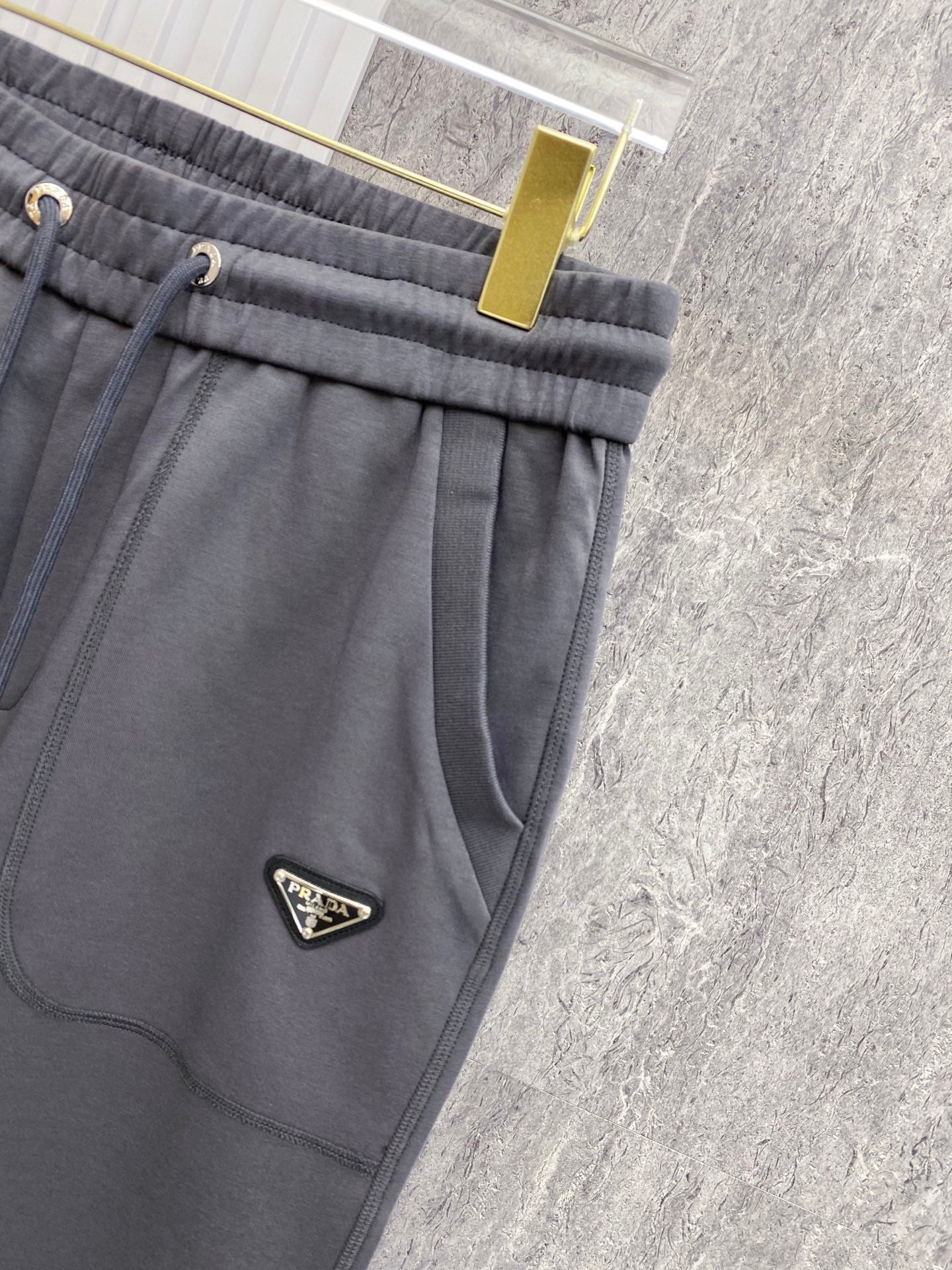 PRA 2026 Men's Casual Pants Gray Fabric 842902