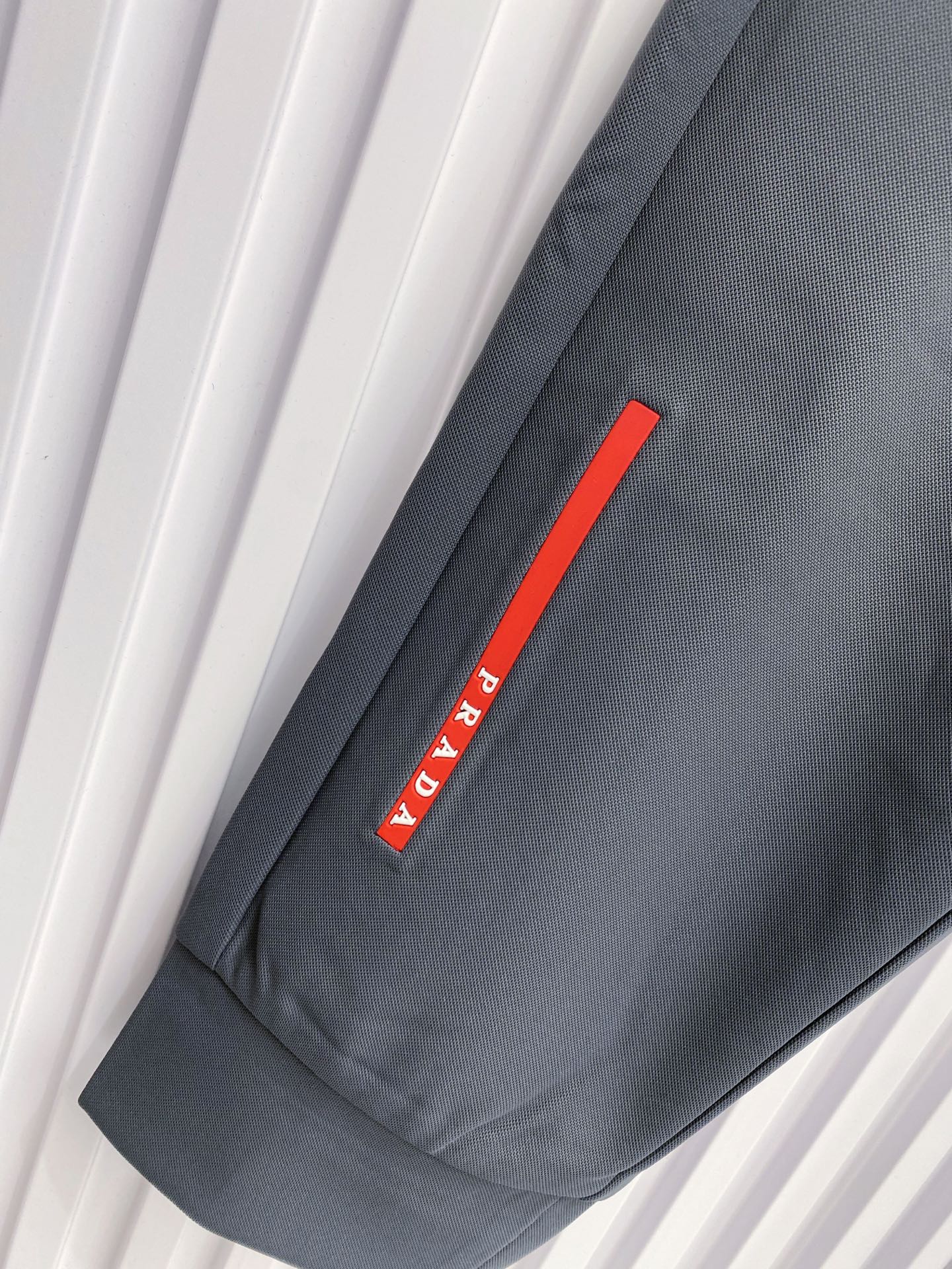 PRA 2026 Men's Casual Pants Dark Gray Red Fabric 842906