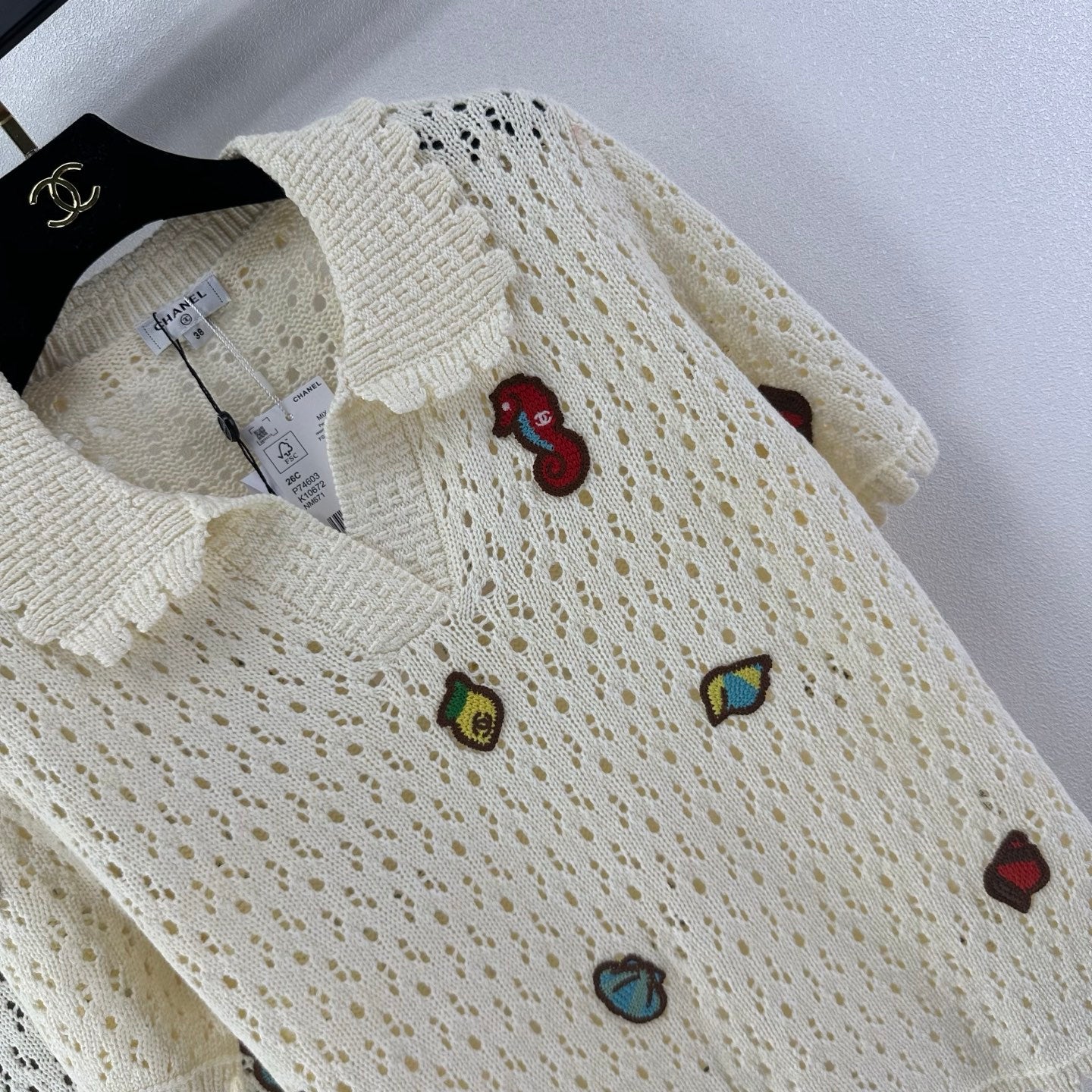 Chanel 2026 Set Cream Mix Colors Cotton 384159