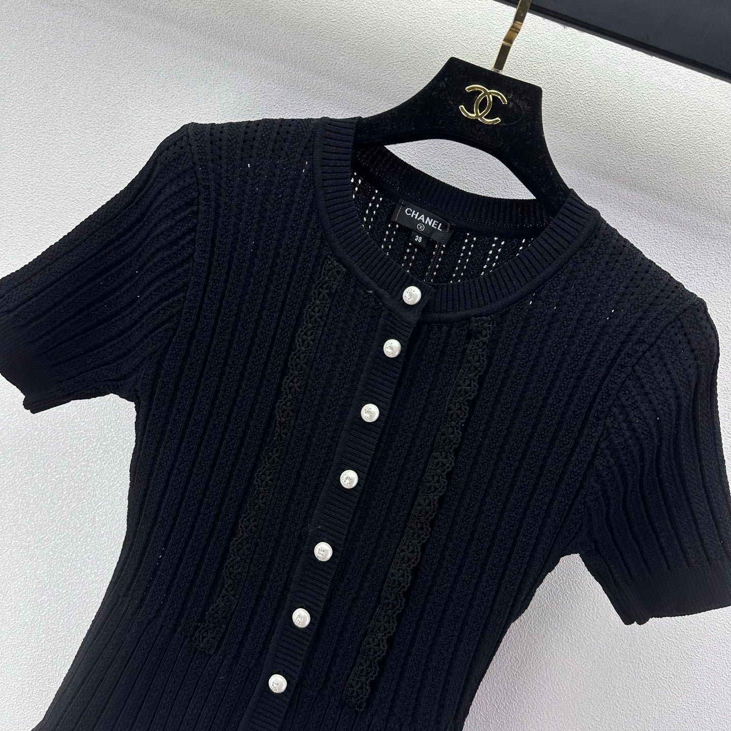 Chanel 2026 Short-sleeve Top Cotton 395474