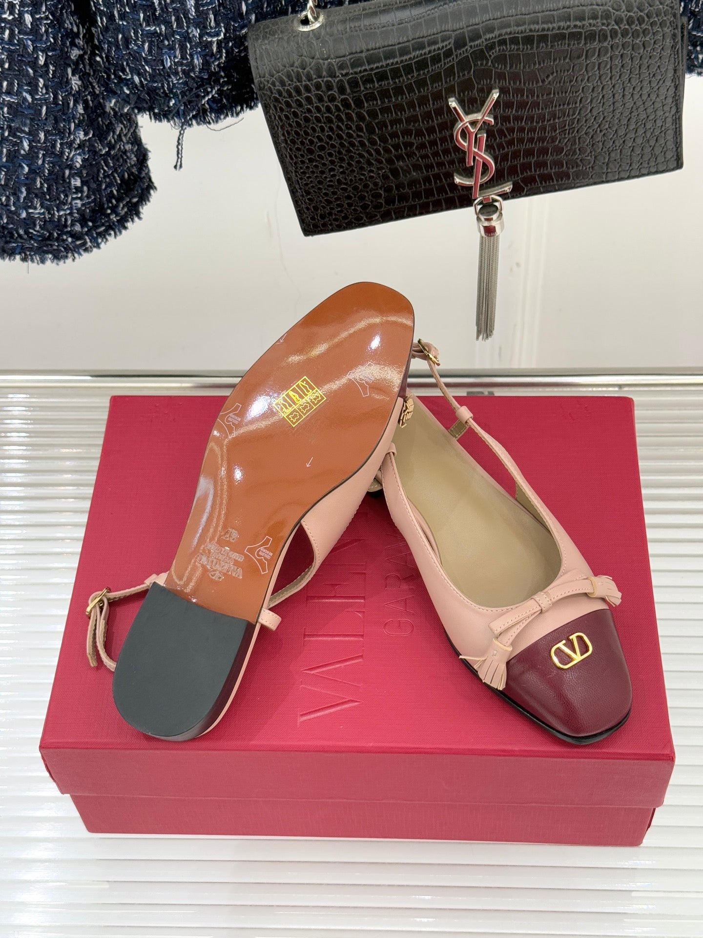 Valentino 2026 Garavani Valet du Roi Slingback Ballerina Flat 642985