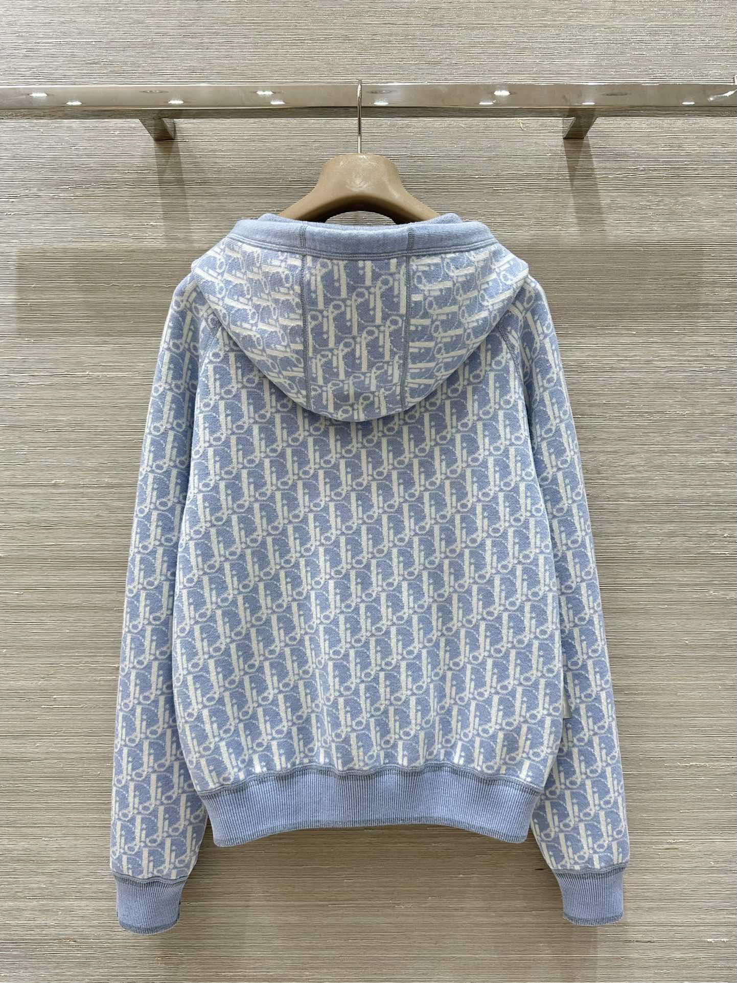 CD 25 Hooded Jacket Blue 2 Sides Cotton