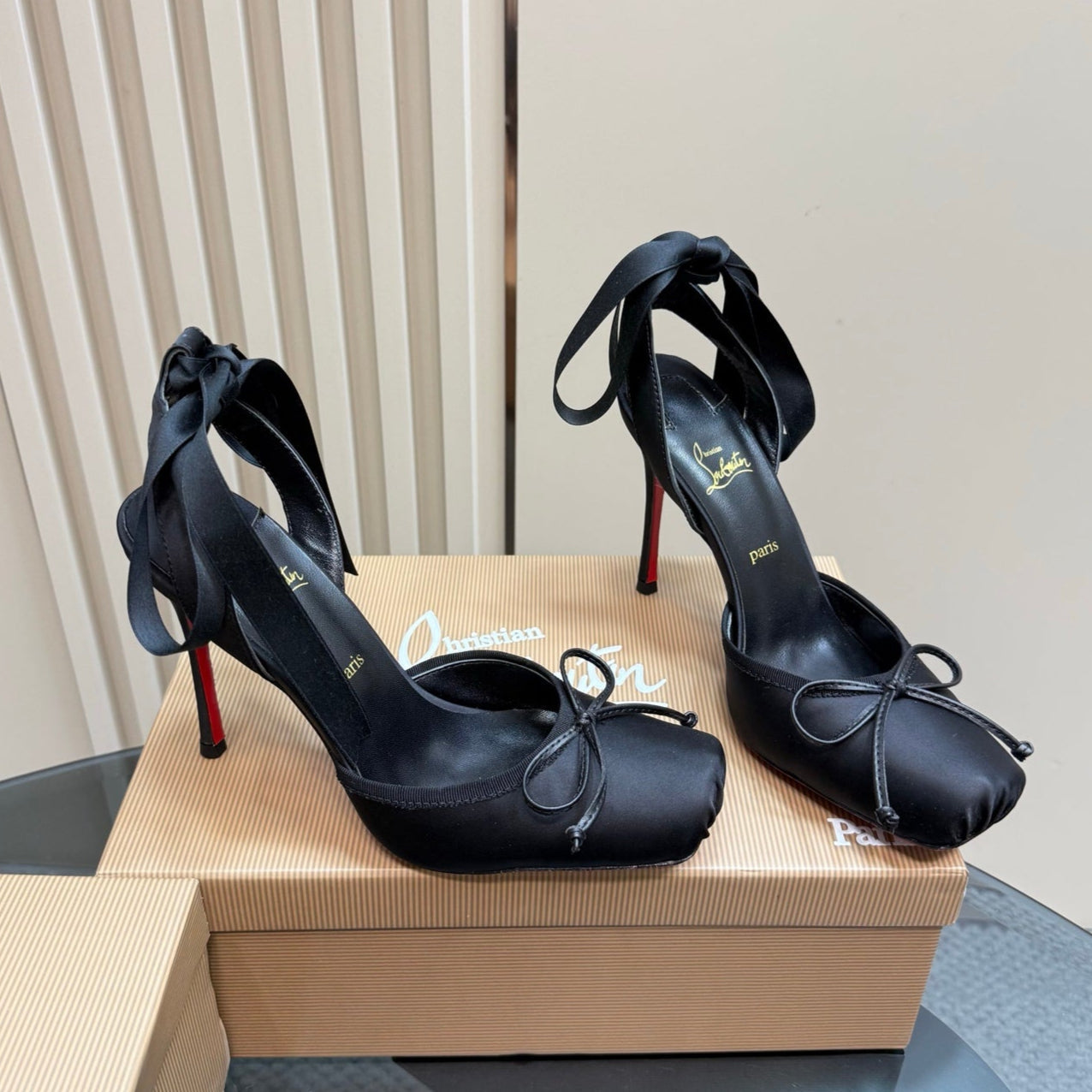 Christian Louboutin 2025 Cassia Lace Up Silk