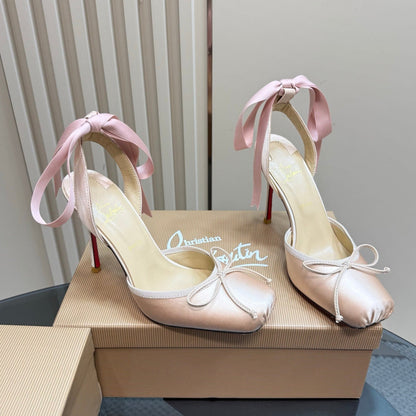 Christian Louboutin 2025 Cassia Lace Up Silk