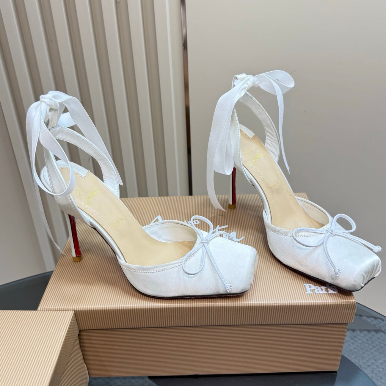 Christian Louboutin 2025 Cassia Lace Up Silk