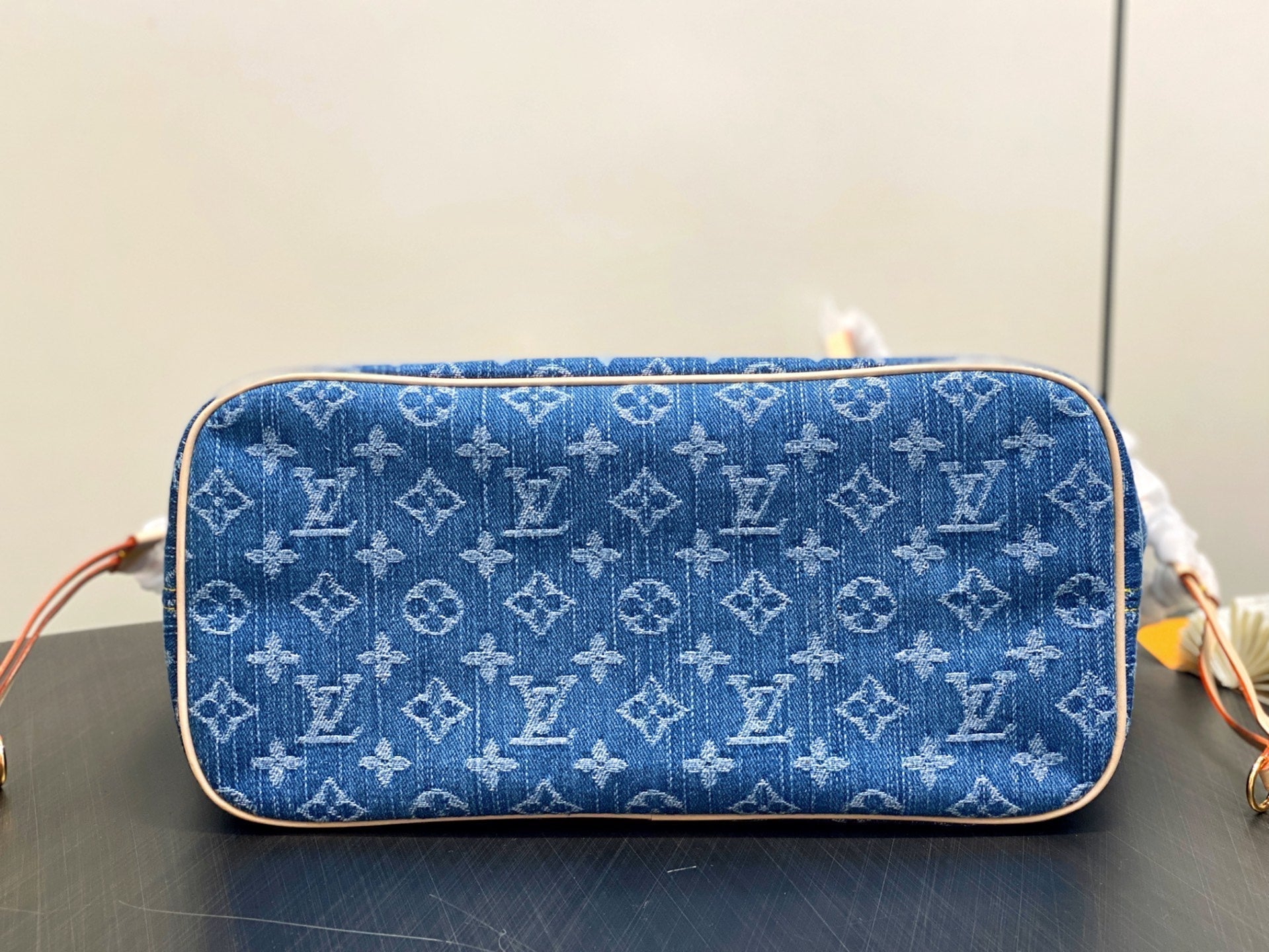 LV Neverfull MM 31cm Blue Denim