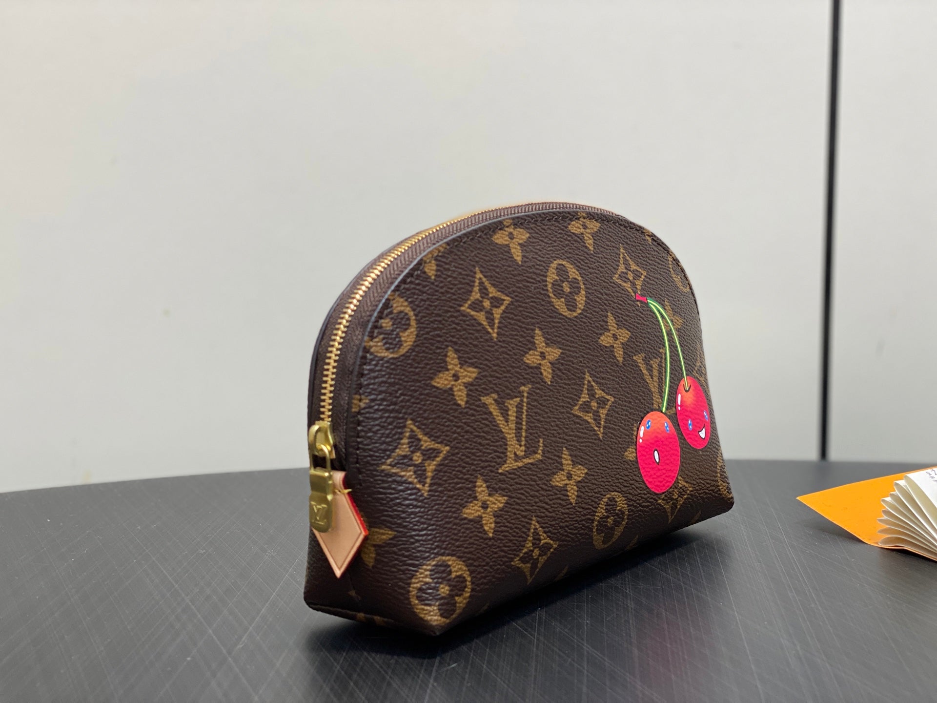 LV x TM Cosmetic Pouch PM Monogram Coasted Canvas