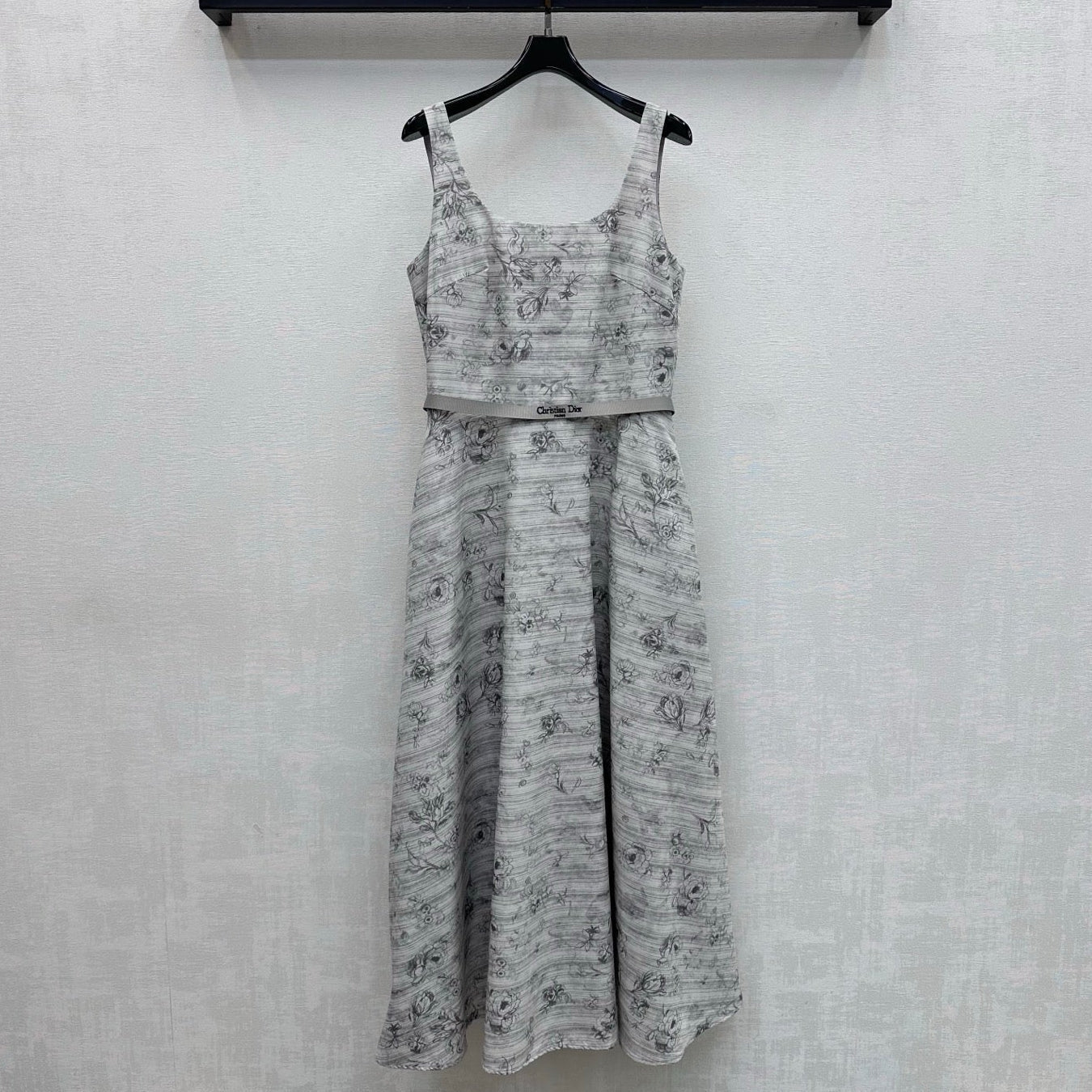 Dior 2026 Vest Dress Grey Polyester 358866