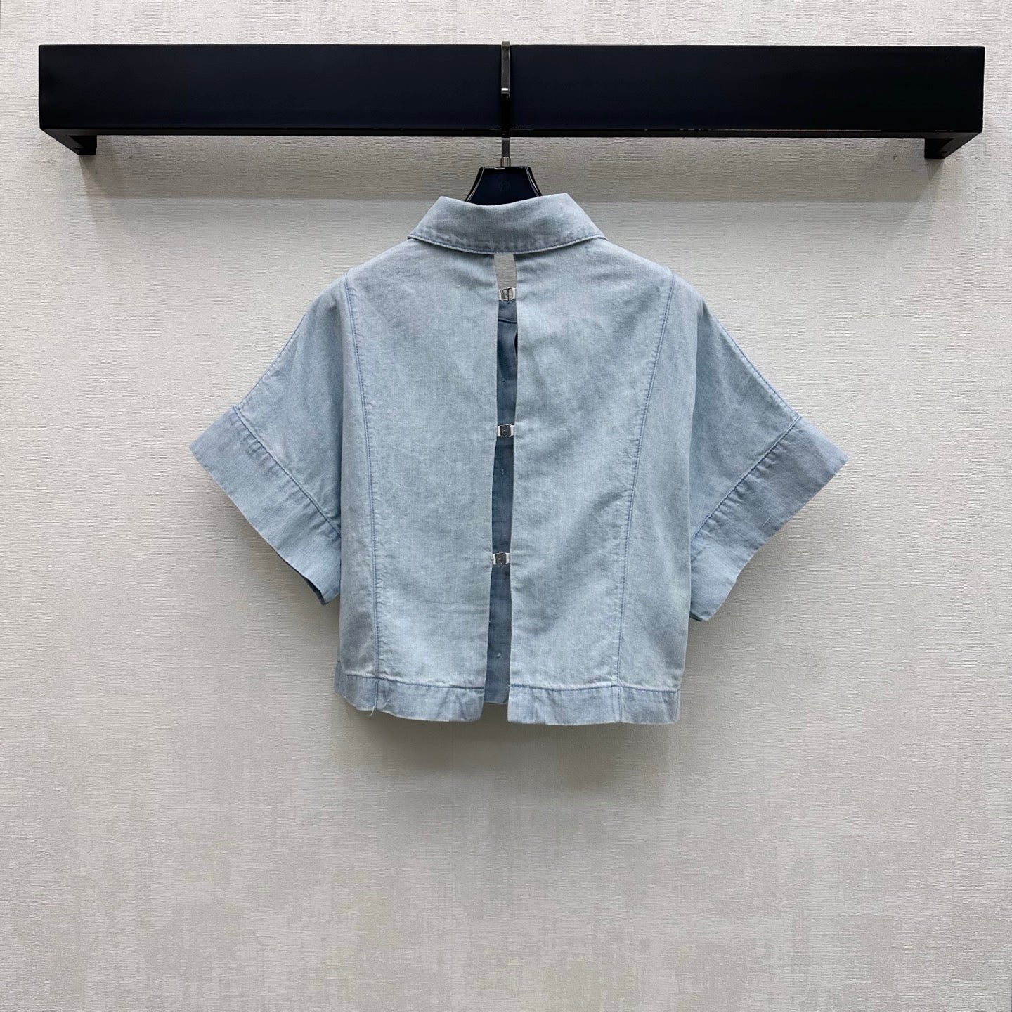 Chanel 2026 Demin Shirt Light Blue Cotton 636015