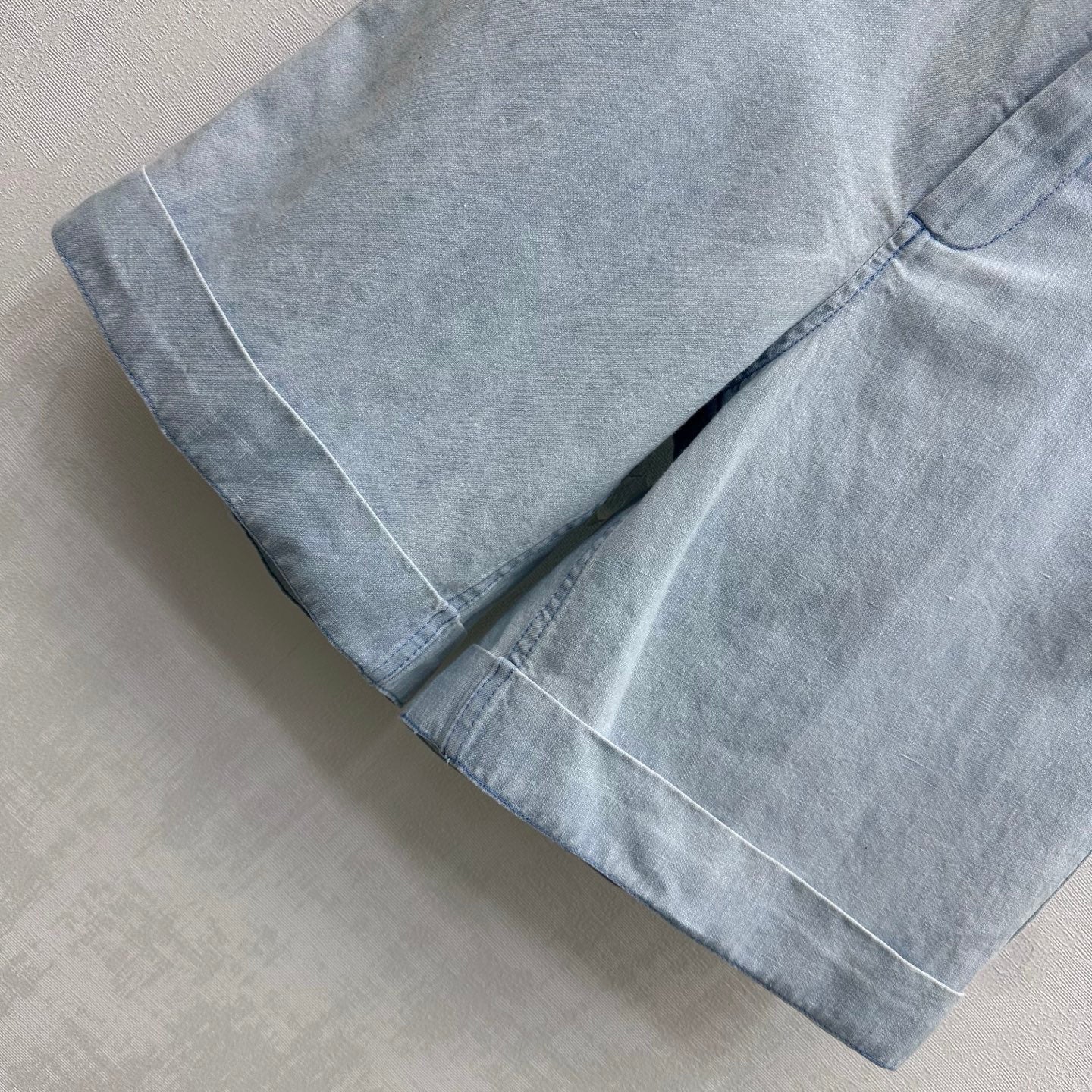 Chanel 2026 Short Demin Light Blue Cotton 636018