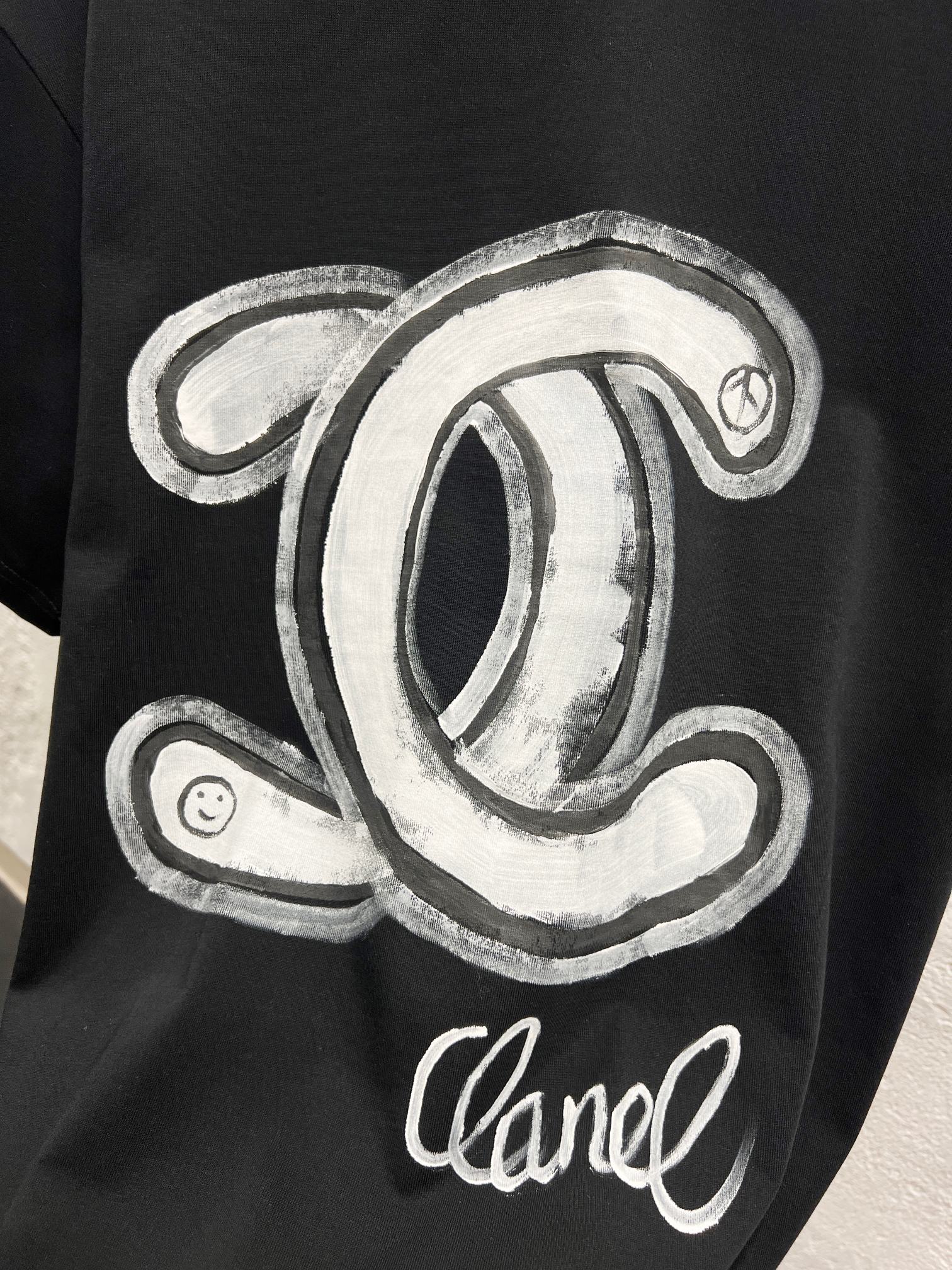 CC 2026 Hand-painted T-shirt Cotton 456188