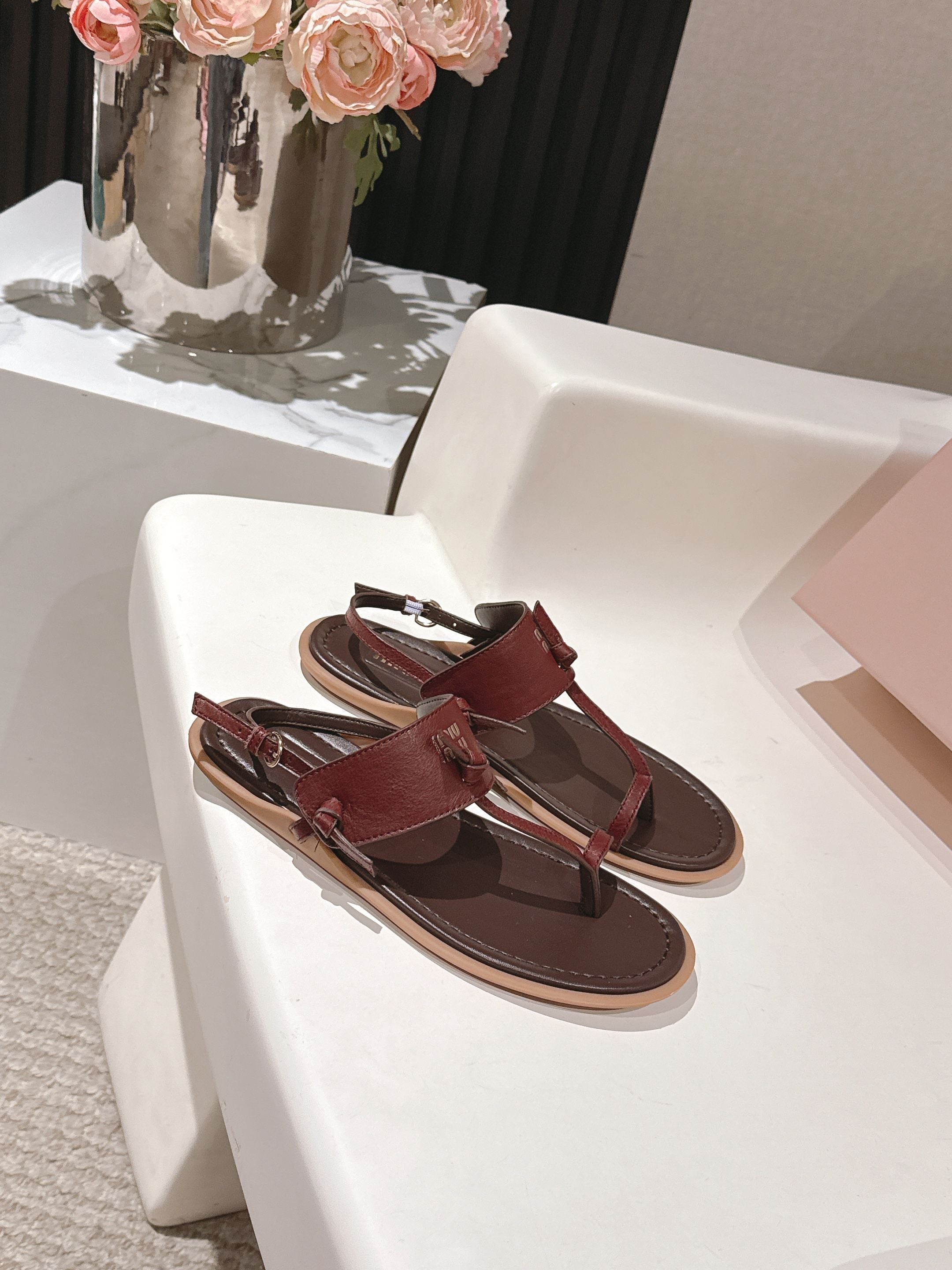 Miu Miu 2026 Sandal with Strap Leather 620680