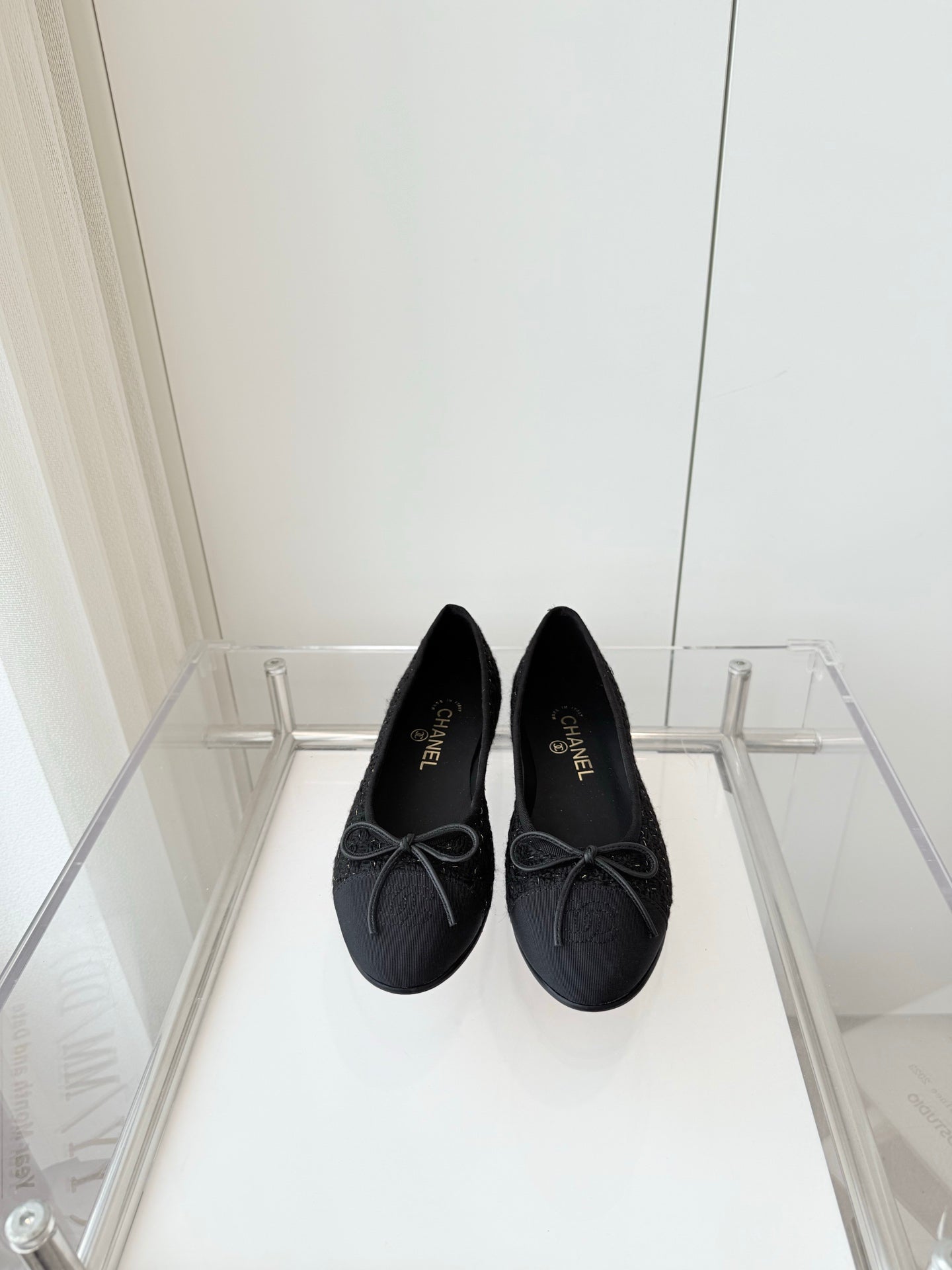 CC Ballet Flat Black Tweed 238778