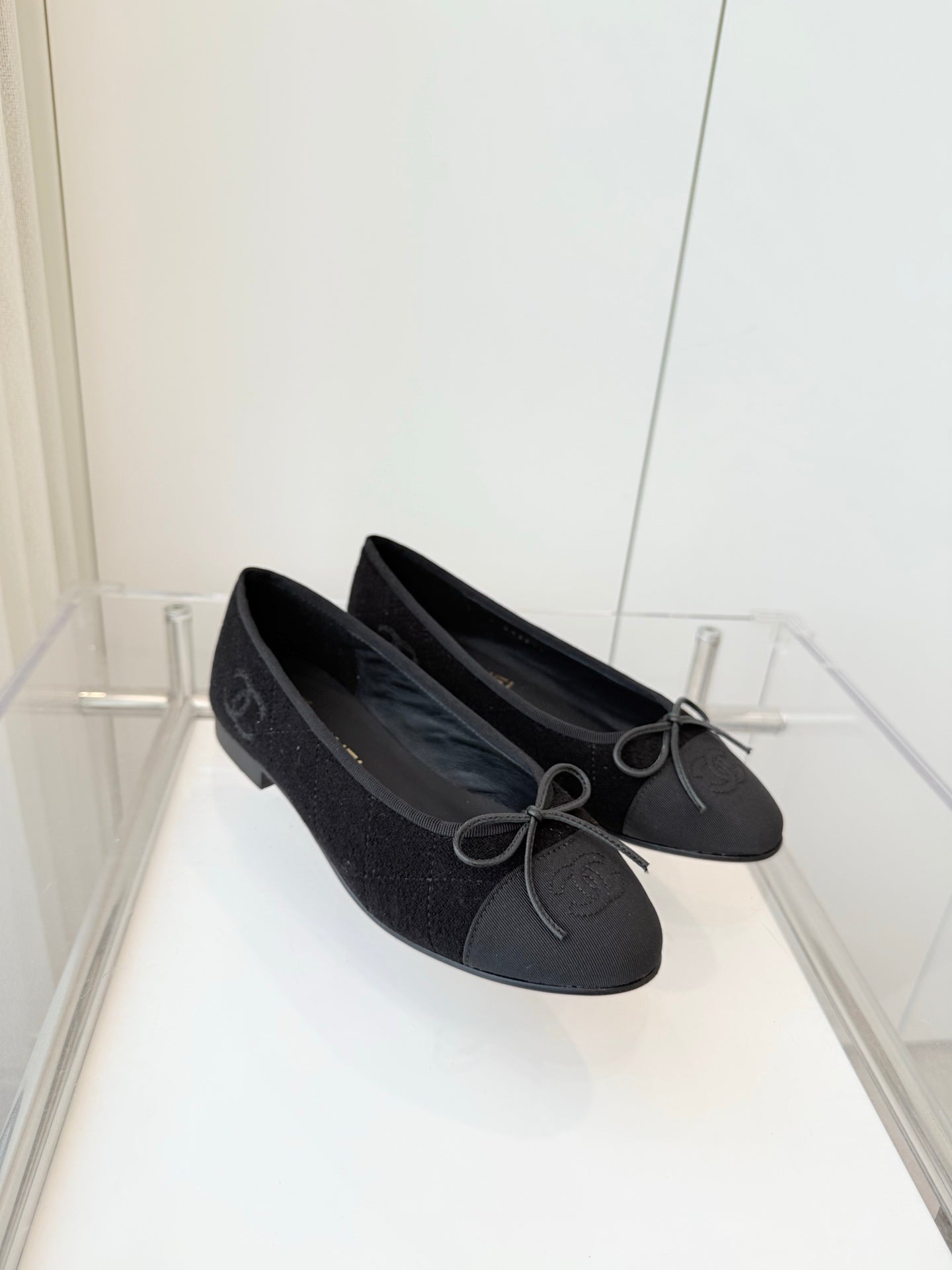 CC Ballet Flat Black Fabric 238774