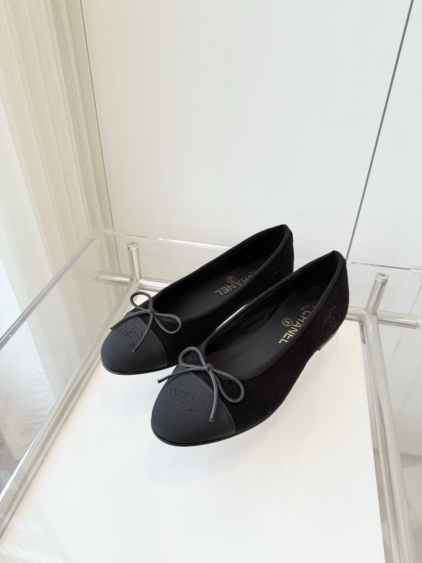 CC Ballet Flat Black Fabric 238774