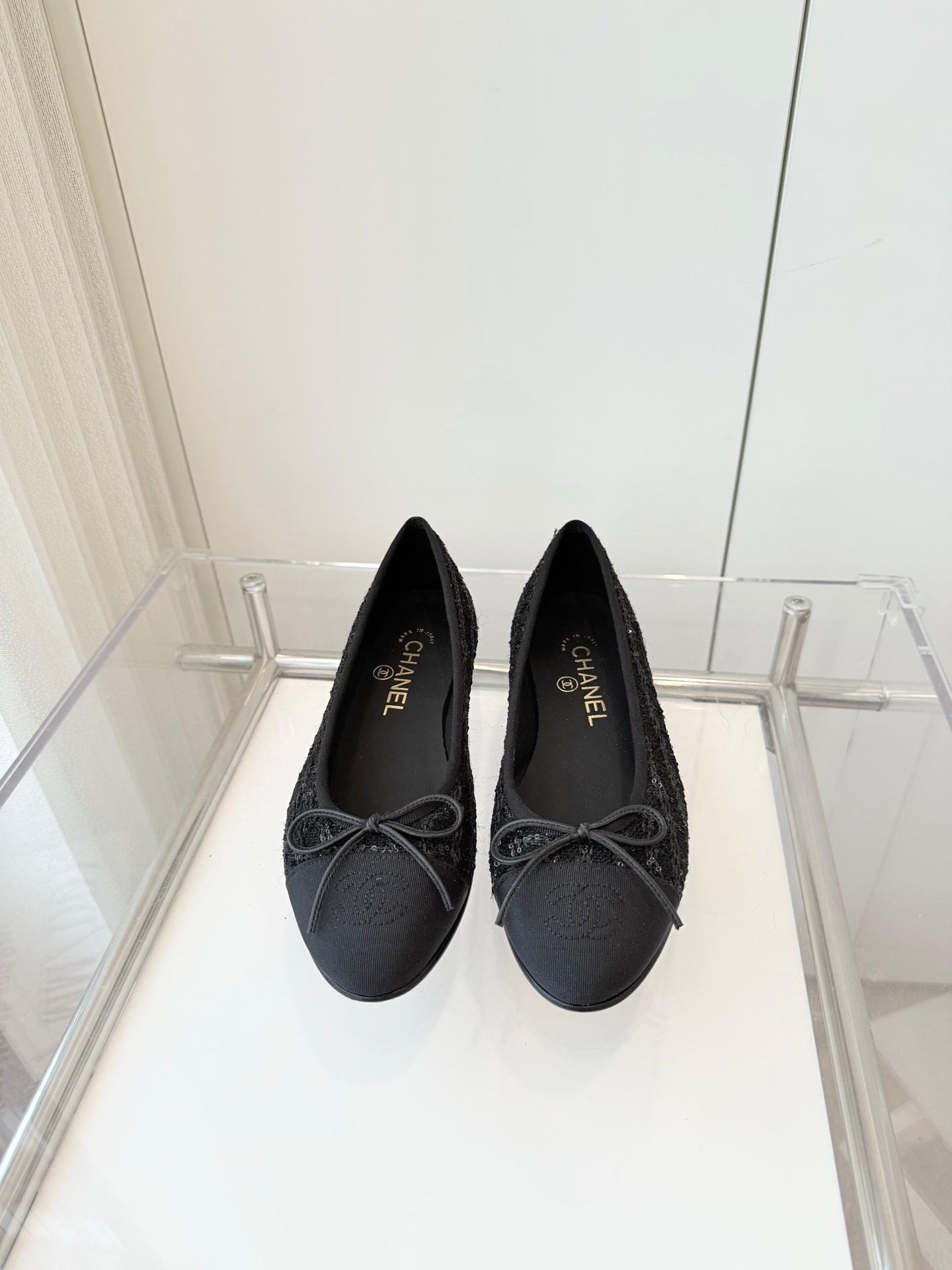CC Ballet Flat Black Fabric 238779