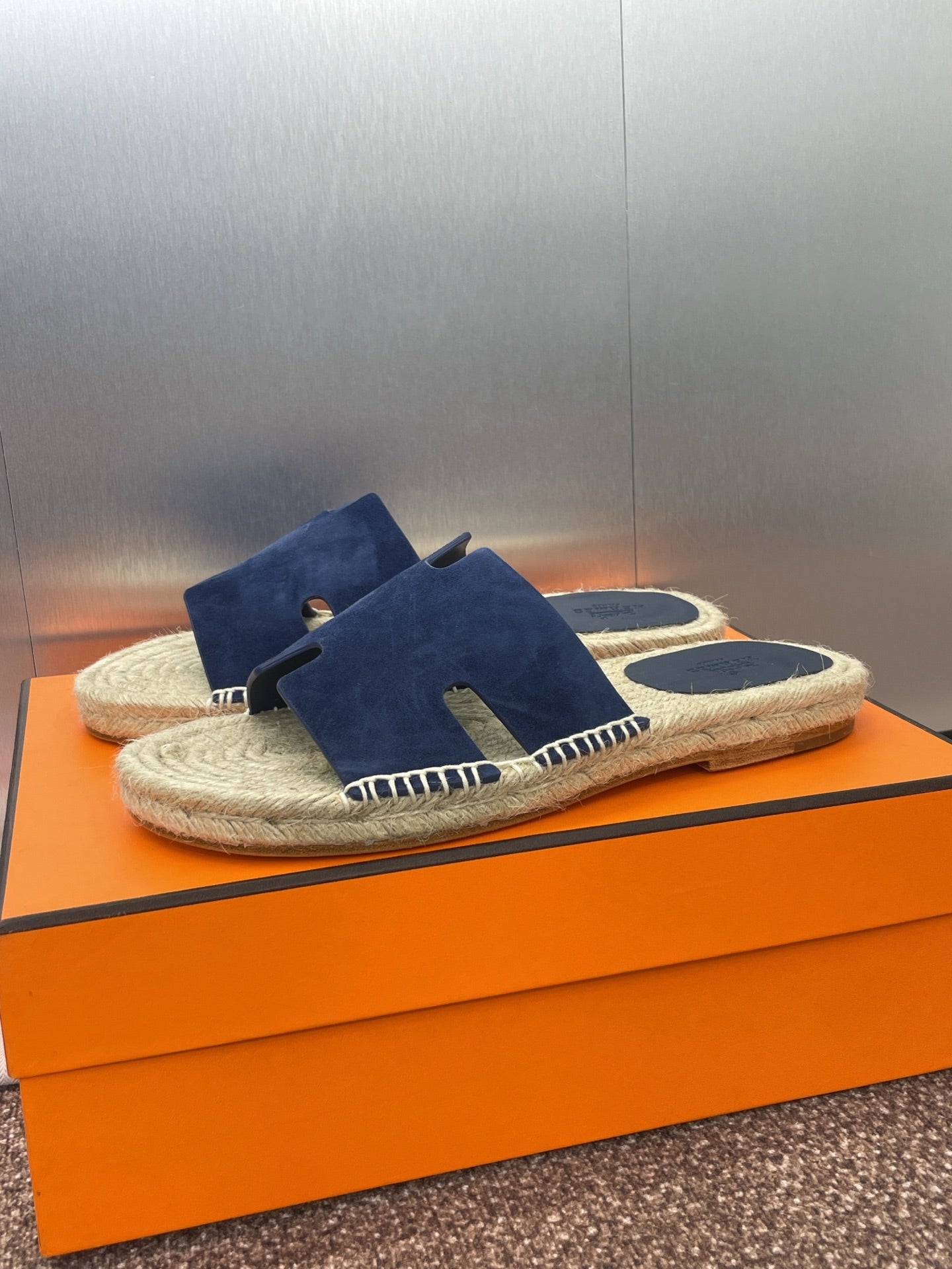 HM 25 Antigua Espadrilles Blue Suede