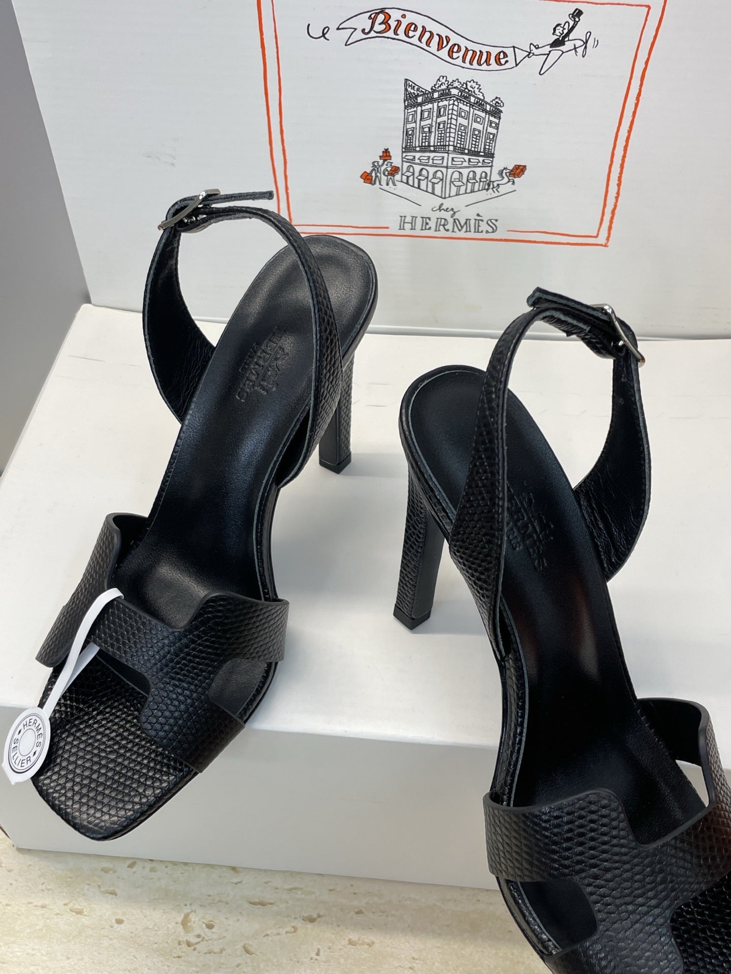 HM 26ss High Heel Sandals 105 Cowhide