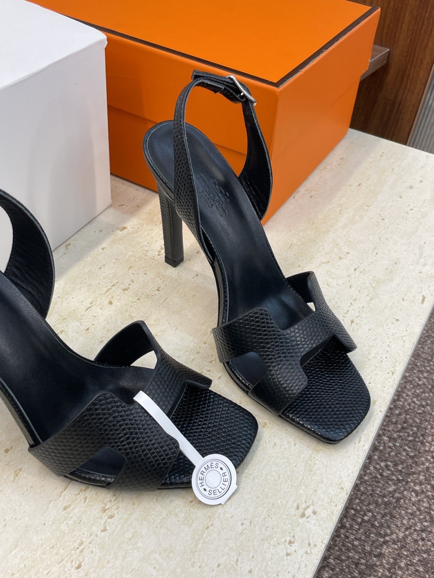 HM 26ss High Heel Sandals 105 Cowhide