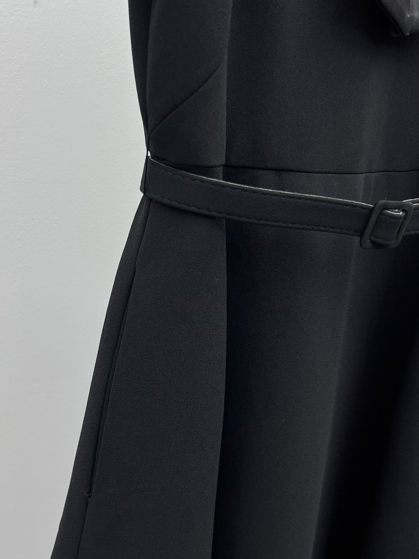 Dior 2026 Bow-Embellished Belt Dress Black Polyester 445444