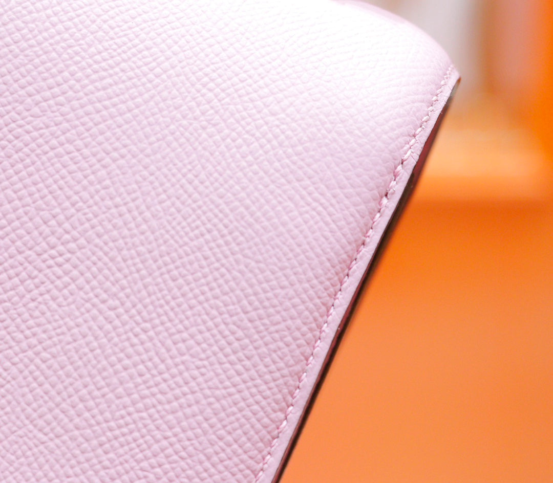 constance 24 pink epsom leather gold hardware