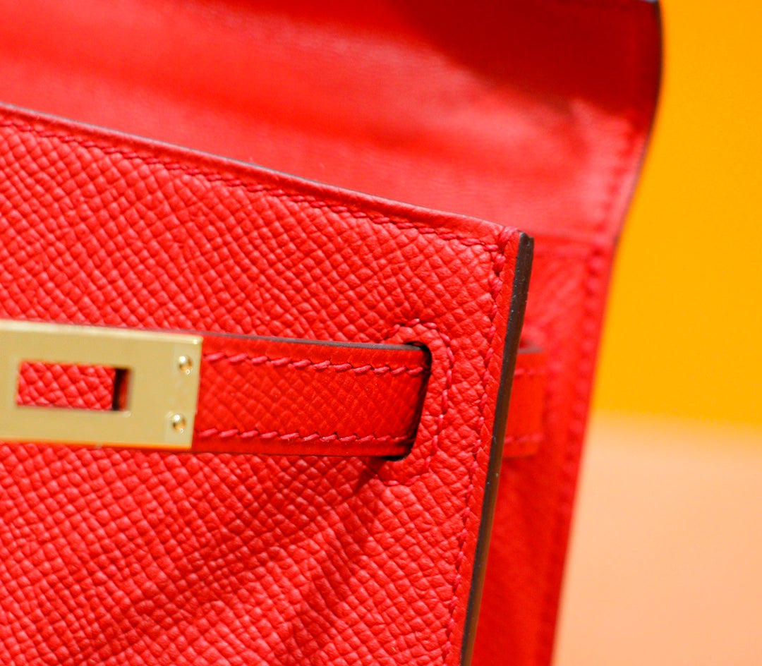 HM Mini Kelly 19cm Epsom Gold Hardware