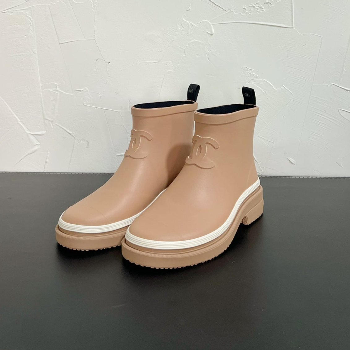 CC Ankle Boots Dark Beige Natural Rubber 949631