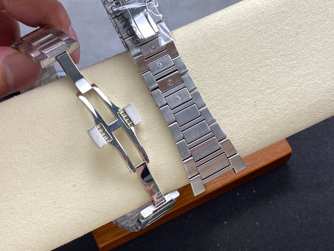 IWC Ingenieur 40mm Cream Dial Pink Gold Numerals Steel Case