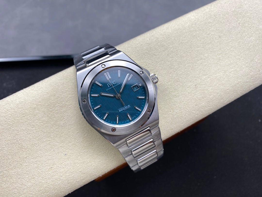 IWC Ingenieur 40mm Aqua Blue Dial Steel Case
