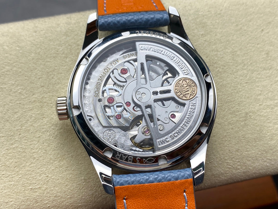 IWC Portuguese 40.4mm Blue Dial Steel Case Leather Strap