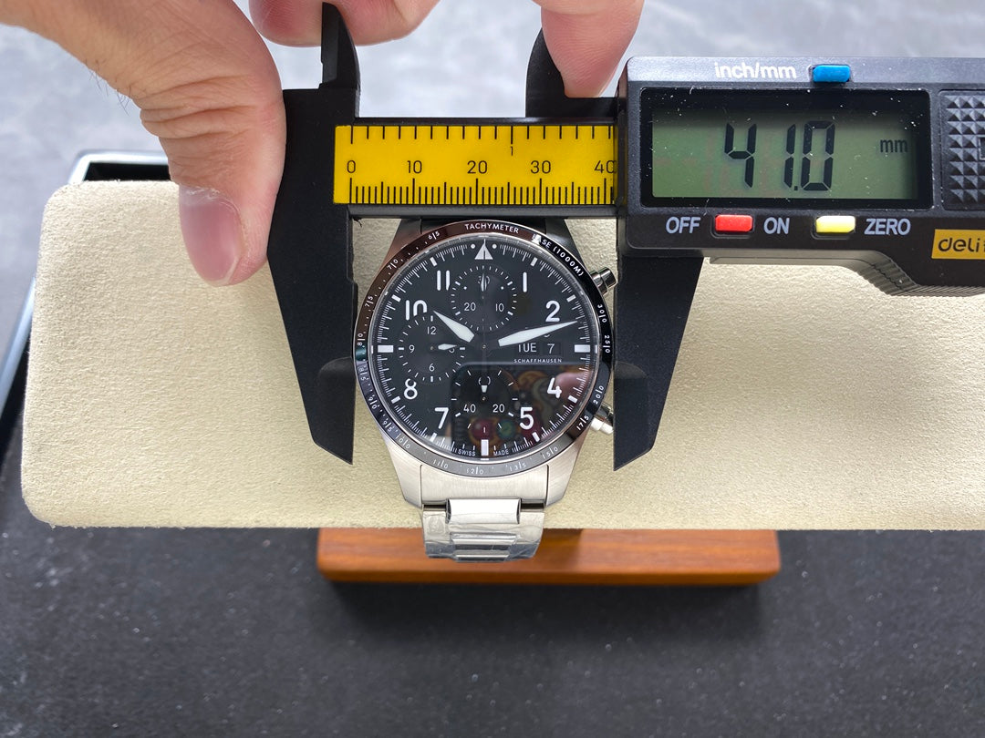 IWC Pilot 41mm Black Dial Steel Case