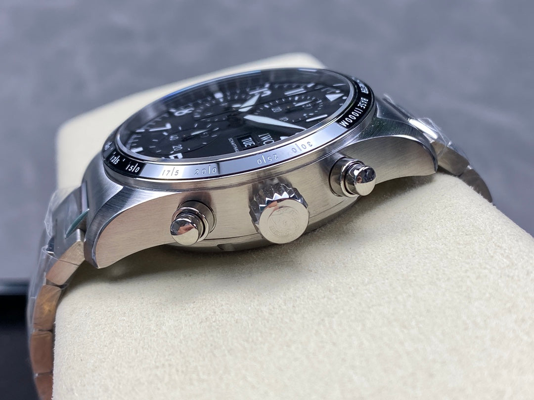 IWC Pilot 41mm Black Dial Steel Case