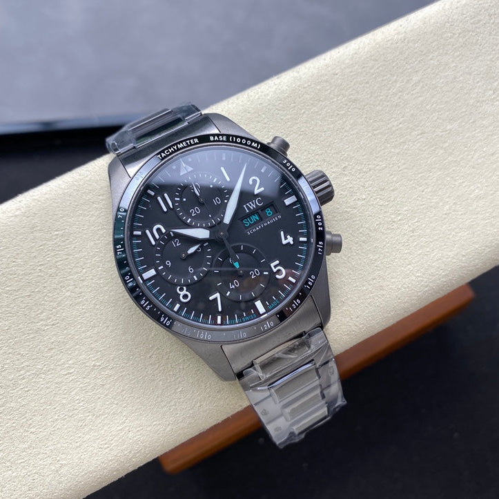 IWC Pilot 41mm Black Dial Black Case