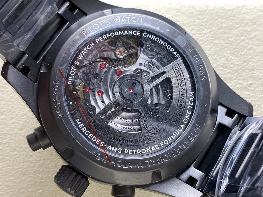 IWC Pilot 41mm Black Dial Black Case
